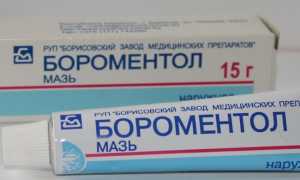Бороментоловая мазь: рекомендации по применению