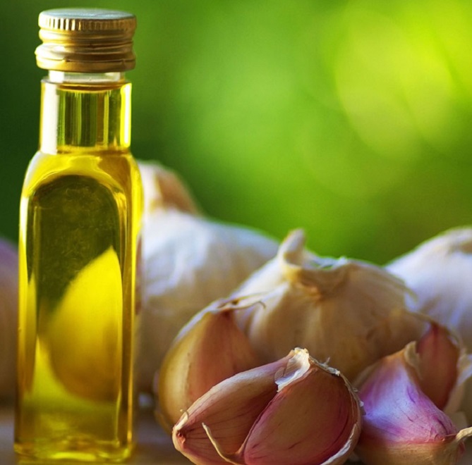 Чеснок с маслом от глистов